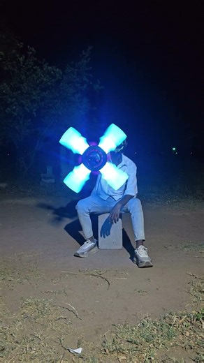 So cool My spinning doubleedged light sword #Playingwith #Ajjuxofficial #Lightsaber #Atoyboys #toys