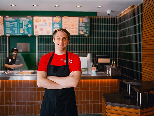 Food: Welcome to Motel California: Bert Muller, Burrito, and India