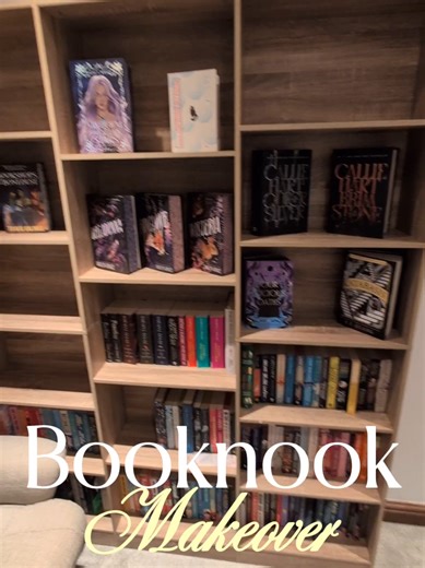 My new booknook! Tell me, what do I need to add? #booknook #readingnook #booktok #cozyspace #readersoftiktok