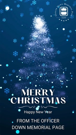 Merry Christmas from ODMP. 🎄 Today, we celebrate with gratitude and remembrance. We honor the officers standing watch this Christmas and hold in our hearts the families of the fallen — whose loved ones will never be forgotten. May your day be filled with peace, comfort, and connection. Thank you for being part of a community that supports, honors, and remembers our heroes every day. | The Officer Down Memorial Page (ODMP)