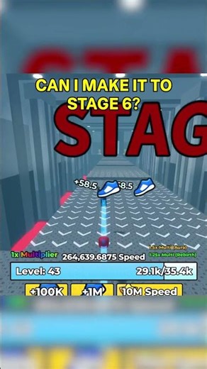 STAGE 6 IS IMPOSSIBLE… CAN I DO IT?! 😨 | ROBLOX #roblox #robloxshorts