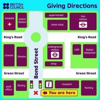 20K views · 214 reactions | ⛔️Take a look at the map and listen to the directions ... Where does the speaker tell you to go for A), B), C),and D)? Try all the online activities here: https://learnenglish.pub/LETDirections to help you with learning directions in English. ~ Tina #vocabulary #listening | LearnEnglish – British Council | Facebook