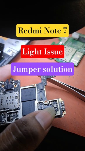 Redmi note 7 display light solution #redminote7 #shorts #mobilerepairing