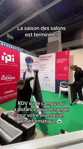 Après les salons, place à l’essentiel : un accompagnement personnalisé pour construire un projet solide en informatique 🐼 #IPI #salon #salondeletudiant #informatique #ecole