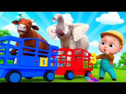 Old MacDonald Had a Farm - Animals on the Choo Choo Train| Baby Bon Bon - Nursery Rhymes & Baby Song