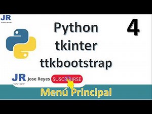 Aplicación Python-Tkinter Ventana Menú