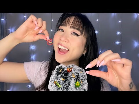 ASMR Eating Crunchy Bugs from Your Head (Mic Brushing, Whispers)