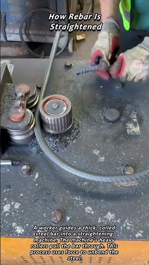 How Rebar Is Straightened