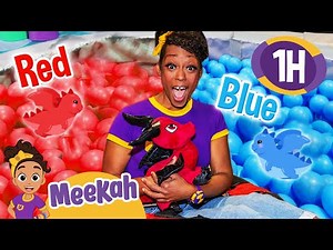 Red Dragon VS Blue Dragon | Educational Videos for Kids | Blippi and Meekah Kids TV