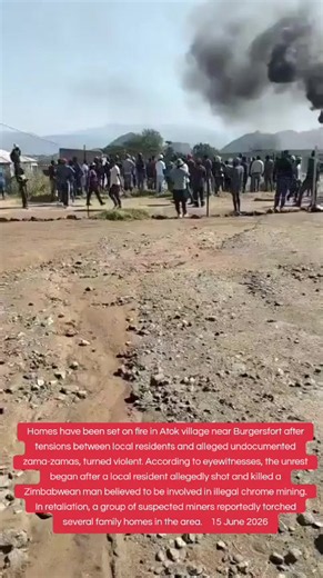 Atok village unrest June 15 2026: homes torched after shooting