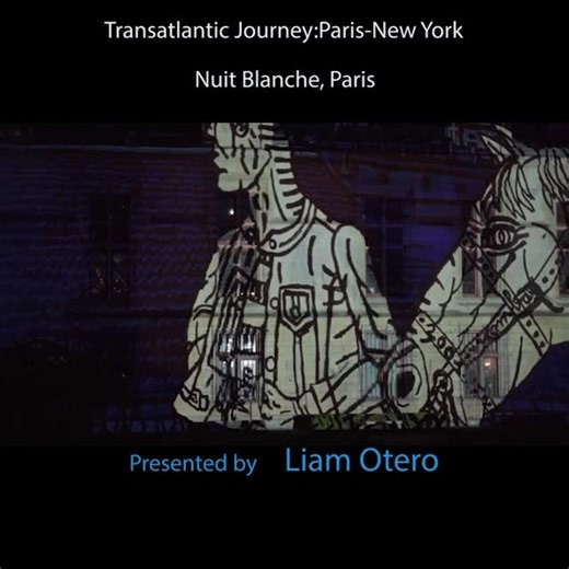 conversations with artists on Instagram: "Episode 60: A Transatlantic Art Journey: Paris to New York Charles Hascoet, a French artist living in New York, welcomes us into the intimacy of his studio during an interview with Liam Otero. He reveals his creative process and shares his dreams as an artist. In the second part of this episode, Liam Otero, while watching the video Nuit Blanche, captures the excitement of this special night in Paris—an annual celebration along the Seine where 100 artists