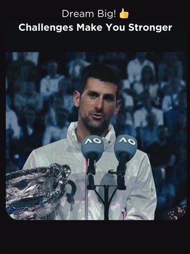 Novak Djokovic proves that dreaming big means embracing the hard days. 🎾🔥 Every challenge you face is pressure that forges strength, resilience, and belief. This video breaks down why the biggest dreams require the toughest obstacles and how each challenge is upgrading the person you’re becoming. 💪🧠 . 👉 Comfort keeps you average. . 👉 Follow @selfgrowthlessons 👉 Follow @selfgrowthlessons 👉 Follow @selfgrowthlessons . #Growthdaily #Motivation #mindset #EliteMindset . novak djokovic, tennis