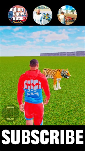 Franklin Vs Tiger 🐯 Indian Theft Auto Vs Ibd3d Vs Gtiv Challenge 😱 #shorts #indianbikedriving3d #gta