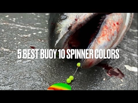 Buoy 10’s top 5 spinner blade colors.