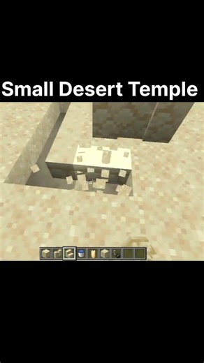 small Desert Temple #minecraft