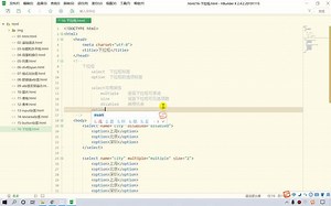 乐字节javaweb中级-017-HTML_常用标签_下拉框