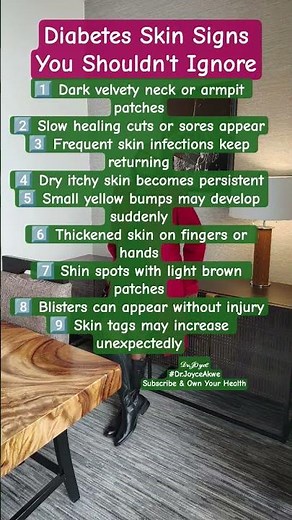 Diabetes Shows Up on Your Skin First? 9 Early Clues Explained #Diabetes #Health