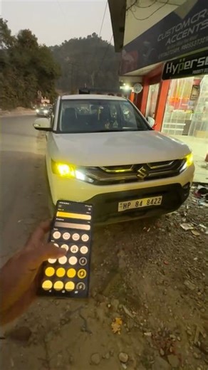 🔥 App se Control Karo LED Lights! Instant On-Off, Colors Change – Car Mein Swag On! #AppControlLED