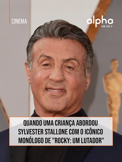 Encontro emocionante: Criança encanta Stallone com monólogo