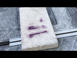 Rust removal on travertine