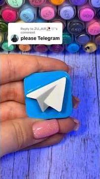 Telegram Logo Printed & Painted #logo #logodesign