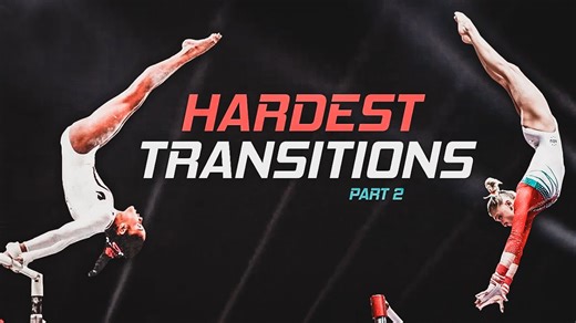 The most difficult (and rarest) uneven bars transitions (part 2/2)