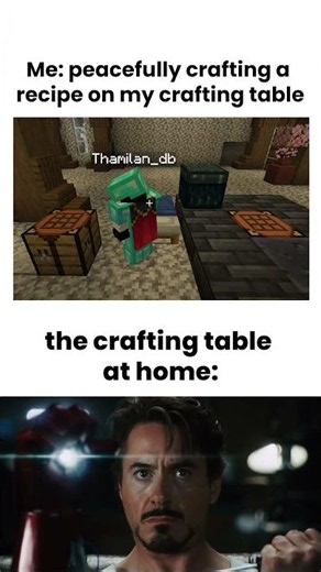 Minecraft Crafting Table Need to Chill 😭🥀