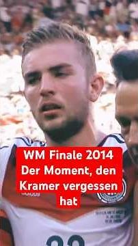 WM Finale 2014 Der Moment, den Kramer vergessen hat