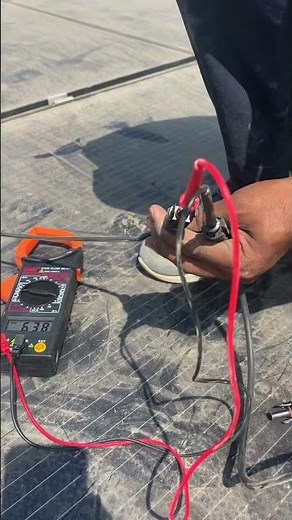 घर पर Solar Panel Installation & Testing | Easy Guide #constructionsite #solarsystem #shortsviral