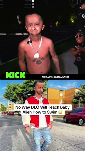 No Way DLO Will Teach Baby Alien How to Swim😳