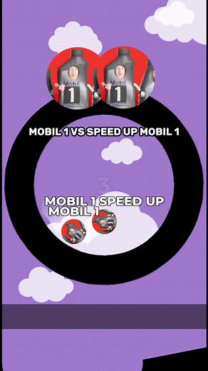 Mobil 1 vs Speed Up: Marble Race Brainrot