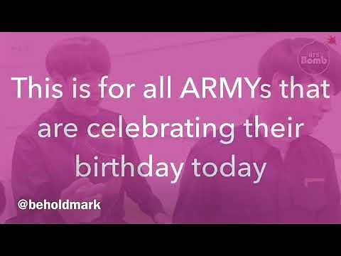 [ENG/CC] BTS Edit | Compilation of BTS Singing Happy Birthday