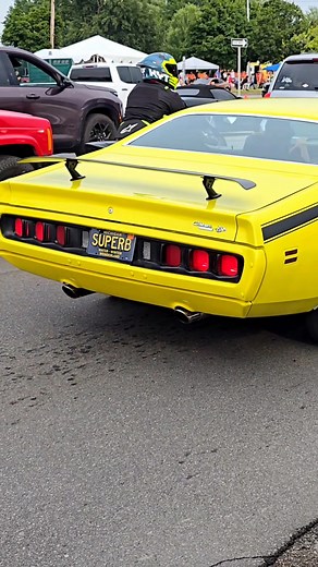 1971 Dodge Charger Super Bee Classic Car Drive By Engine Sound Woodward Dream Cruise 2025 | Casey Faitel