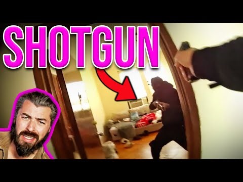 Cop Takes Shotgun Blast To The FACE!