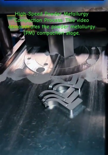Perfect Metal Parts in Seconds #powdermetallurgy #manufacturing #engineering #industrialautomation