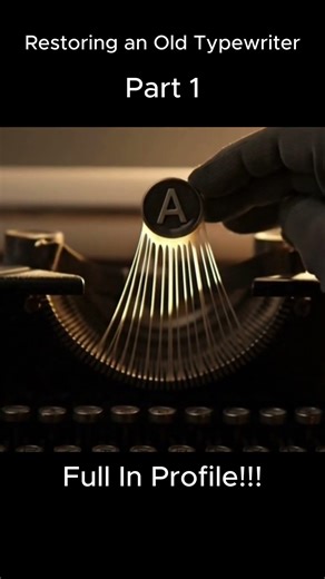 Restoring an Old Typewriter