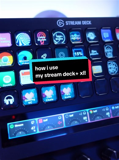 I used to have 2 stream decks in my setup, now I just have this one! it's a BEAST! #streamdeck #streamers #tech #streamsetup #elgato