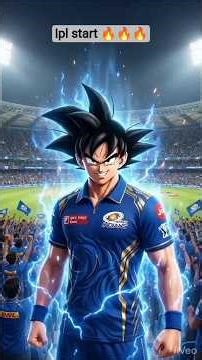 "IPL play with dragon Ball characters 🔥🔥"#goku #anime #dragonball #shorts