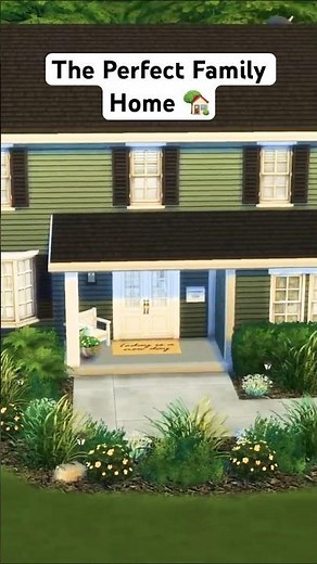 Realistic Suburban Family Home 🏡 | Speed Build | The Sims 4