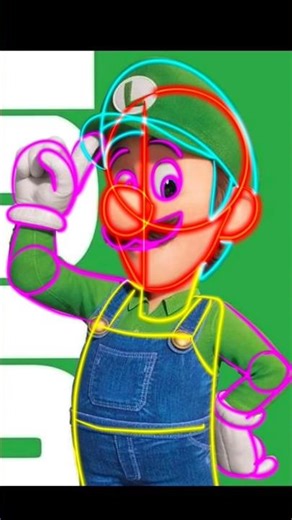 how to draw Luigi super mario galaxy moive