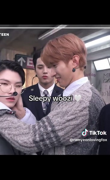 Sleepy Woozi: Cuddle Moments with Seventeen