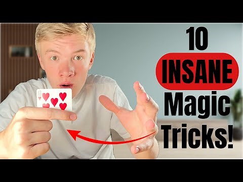 How To Do 10 EASY Magic Tricks For 2025!