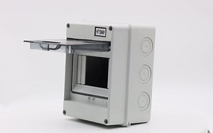 Circuit Breaker Distribution Box Electrical, Outdoor Waterproof 5 Hole Distribution Box Cover Transparent Project for 5 Ways Indoor on The Wall