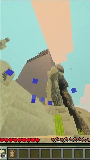 REALLY COOL WORLD GENERATION IN MINECRAFT#minecraft (world provided by my friend John)