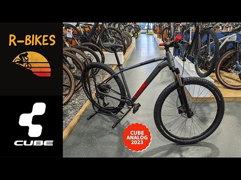 CUBE ANALOG FLASHGREY´N´RED 2023 HARDTAIL MOUNTAIN BIKE WALK-AROUND REVIEW