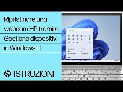 Come ripristinare una webcam HP tramite Gestione dispositivi in Windows 11 | Notebook HP| HP Support