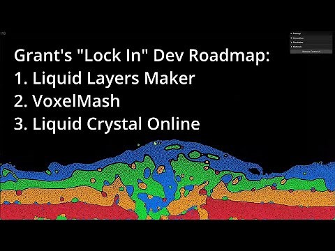 Dev Roadmap: Liquid Layers Maker, VoxelMash, Liquid Crystal Online