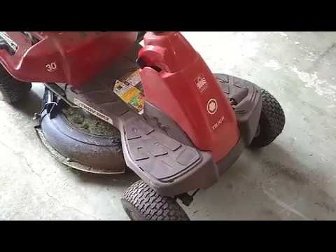 Troy-Bilt TB30R Riding Mower Won't Start