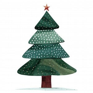 Cute & Quirky Christmas Tree PNG Clipart Bundle, Transparent Backgrounds, Commercial Use, Festive Christmas Card Designs - Etsy