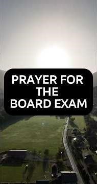 Prayer for the Board Exam | Seek God's Wisdom & Success in Your Exams #prayerforsuccess